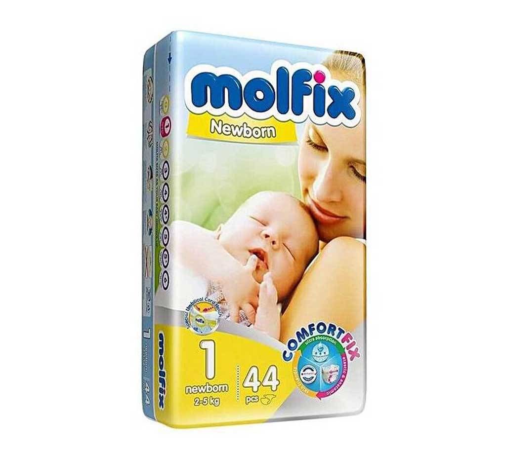Molfix Twin New Born Belt Diaper 2-5 Kg - 44 Pcs