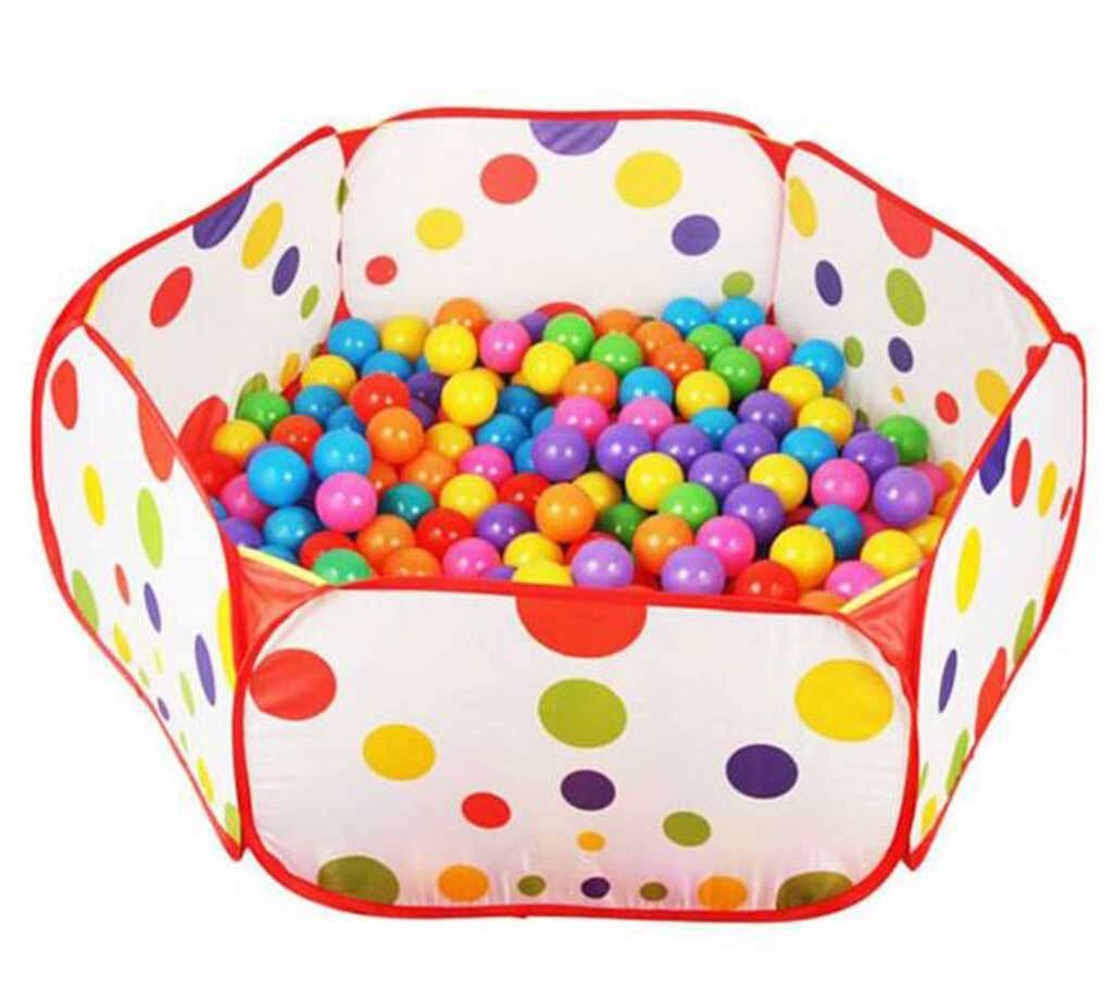 Babys tent house with 50 balls 