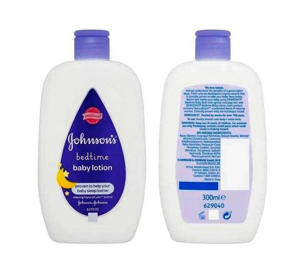 Johnson's Baby Bedtime Lotion 300ml (Italy)