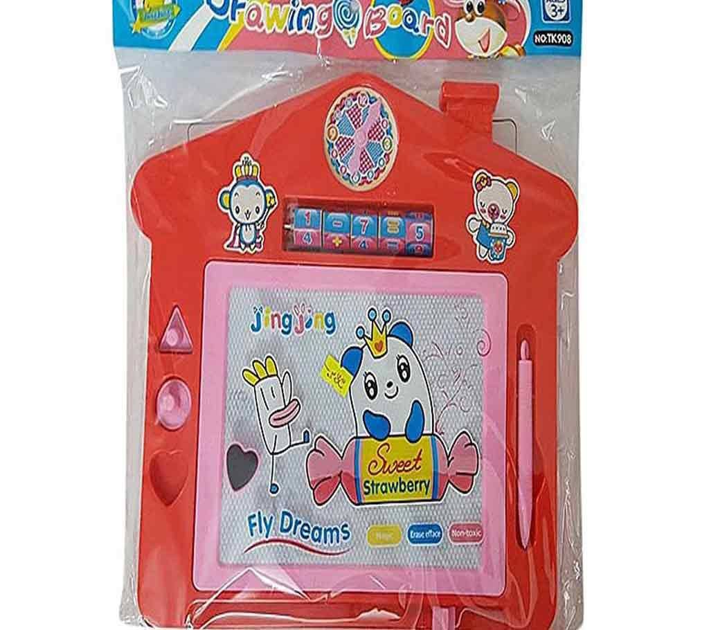 Magnetic Drawing Board - Red