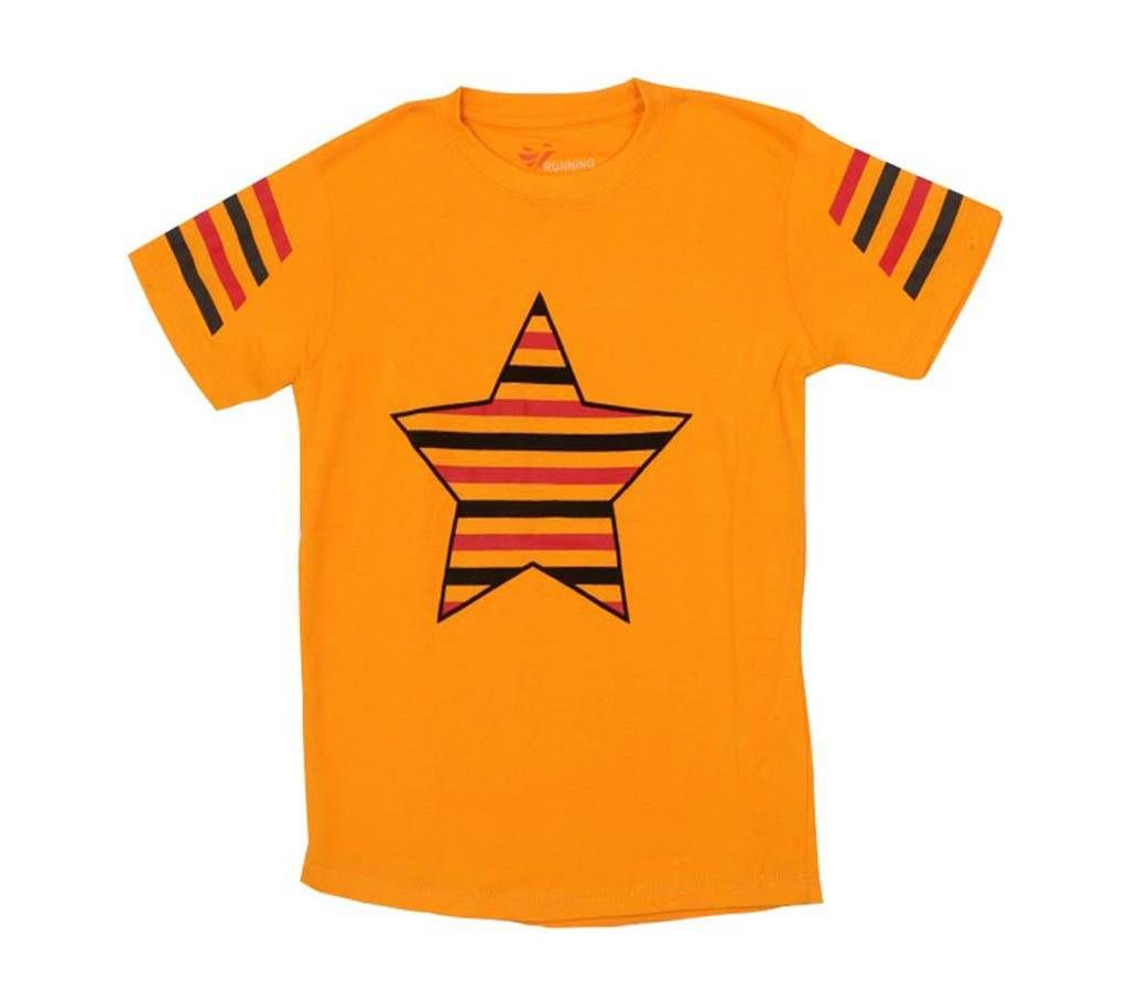 Boys SINGLE STAR Half Sleeve Cotton T-Shirt