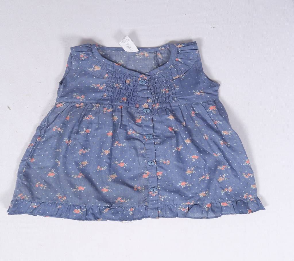 Floral Sleeveless Dress for Baby Girl