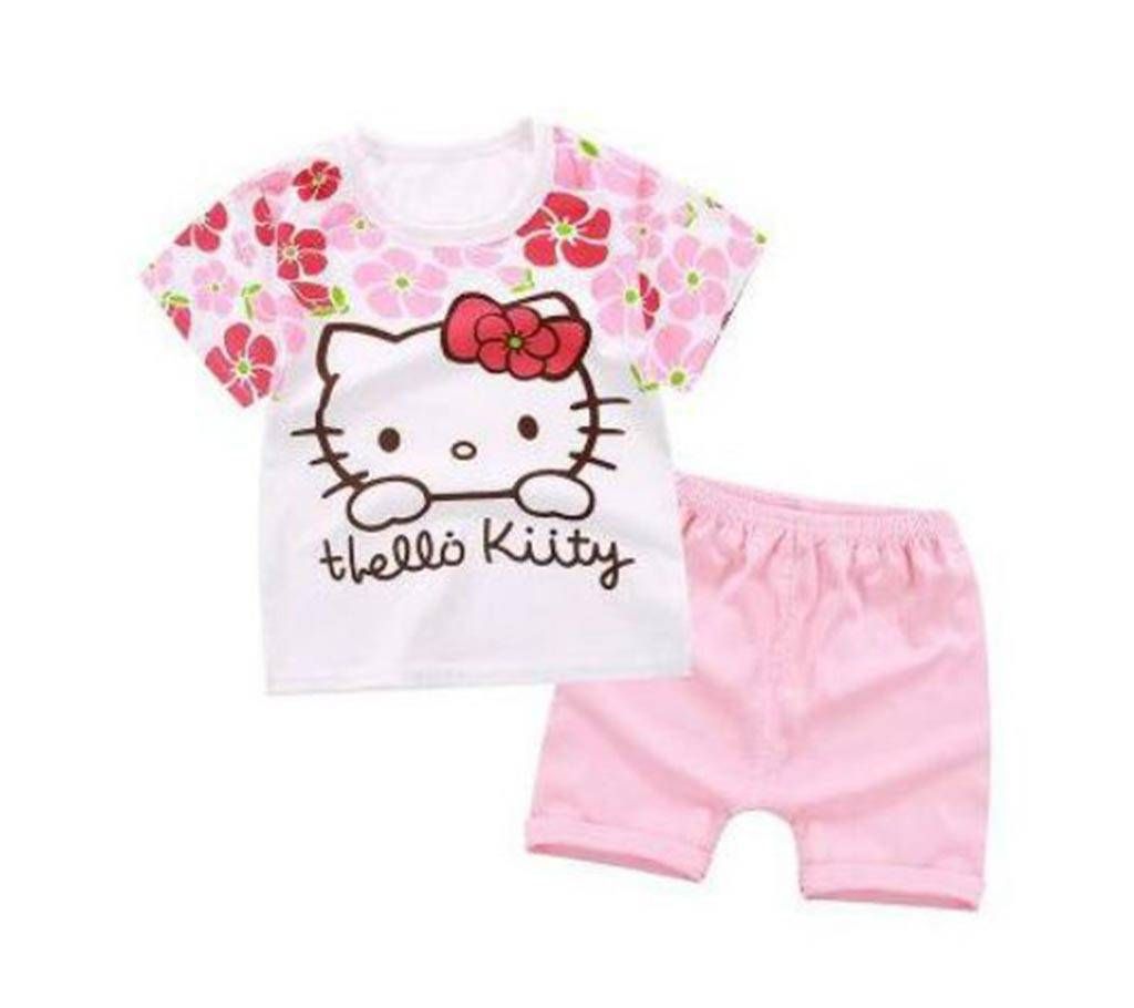 T-Shirt Set For Baby Girl - Pink