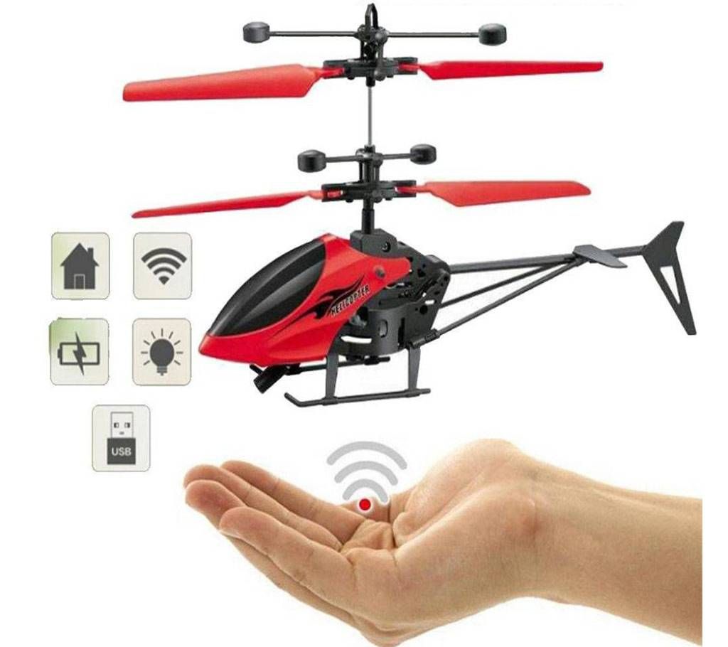 Hand Sensored rechargeable Mini Aircraft Helicopter Toys