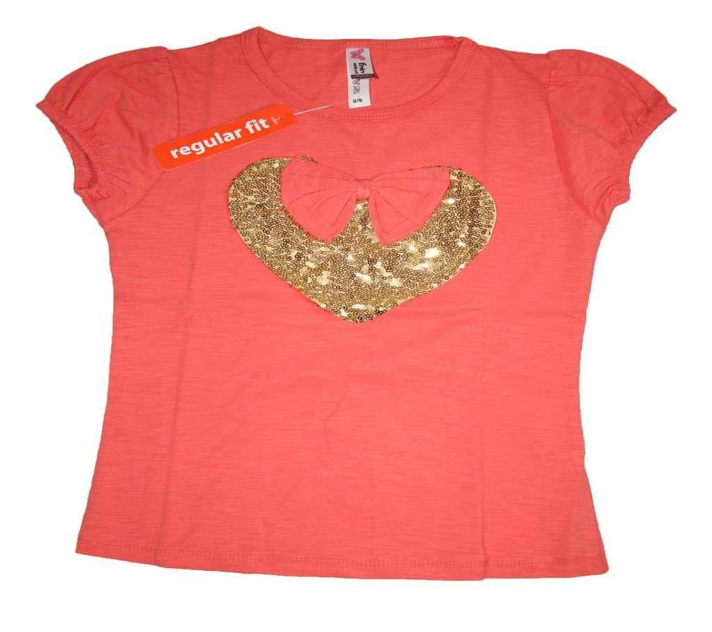 Cute Love Shape Girls T-shirts