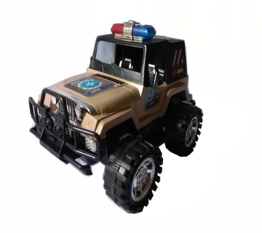 Big foot Police Jeep Car For Kids