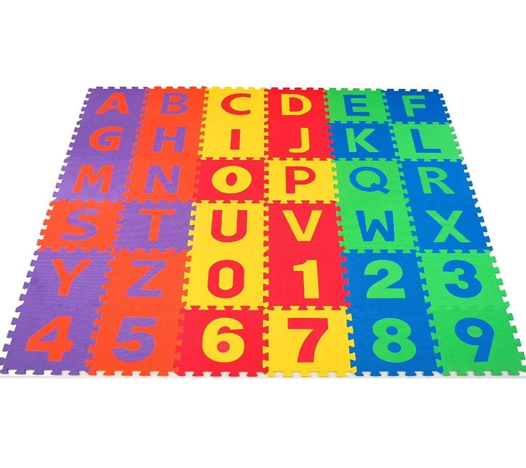 Foam Floor Alphabet Puzzle Mat small - Multicolour