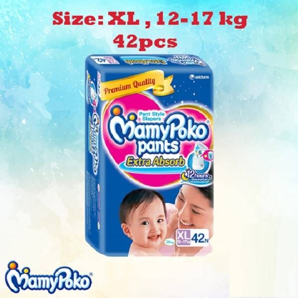 Mamypoko Pants XL 12-17 kg 42 Pcs