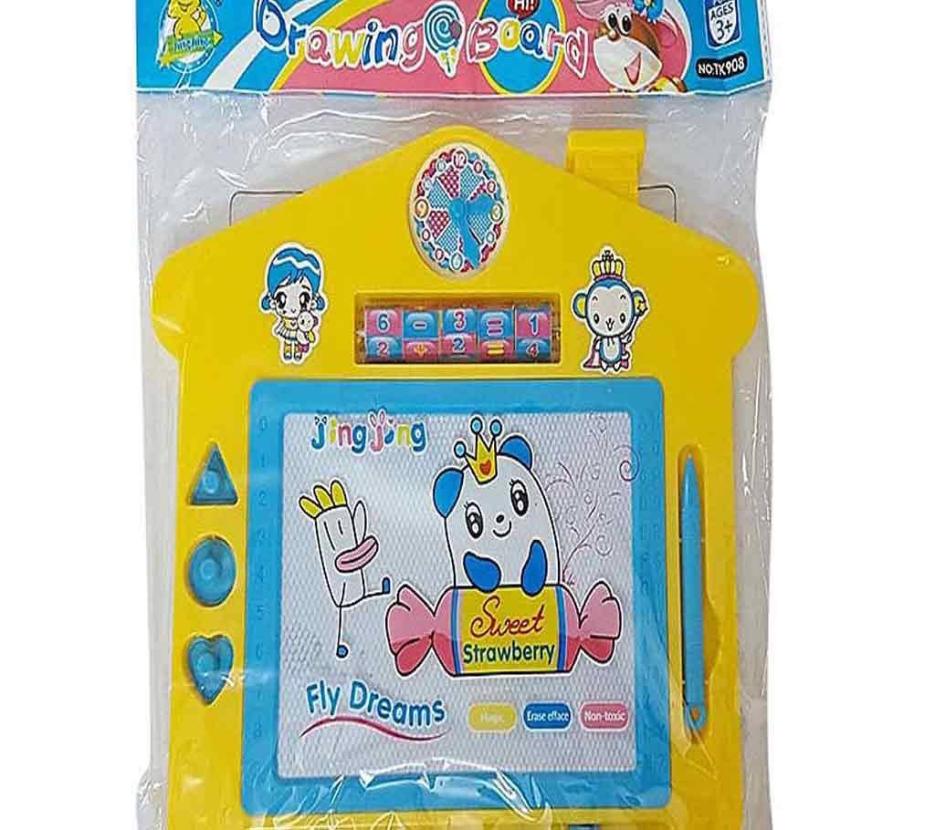 Magnetic Drawing Board - Yellow