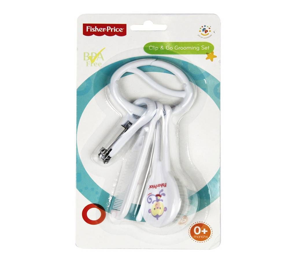 Fisher Price Monkey Clip & Go Grooming Set for babys 