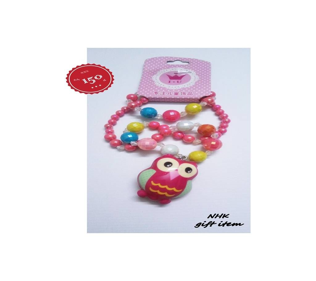 Kids Pendant with Bracelet (Sweet Owl)