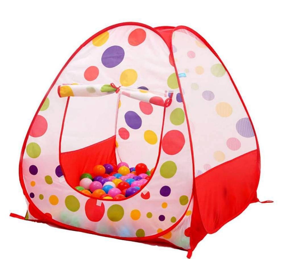 ball house tent for kids- with 50 plastic balls 