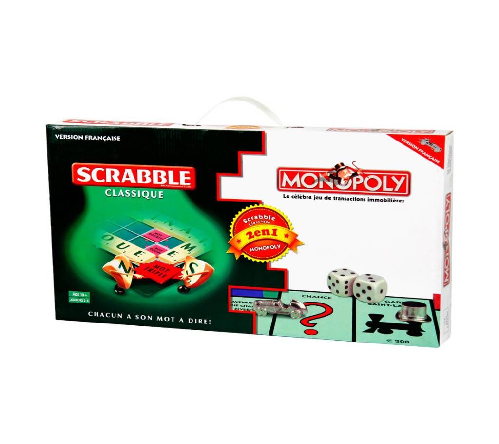 Classic Monopoly and Scrabble Games
