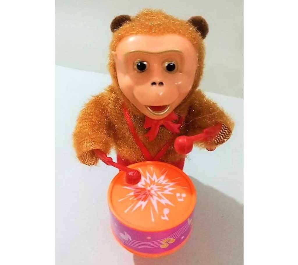 MONKEY BEATING DRUM - MULTICOLOR