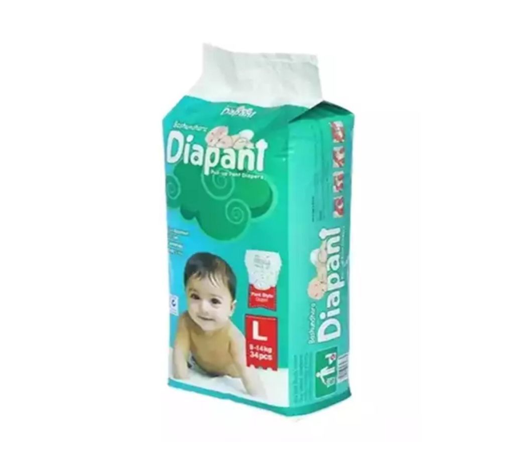 Bashundhara DiapantL(9-14KG) -34 Pcs