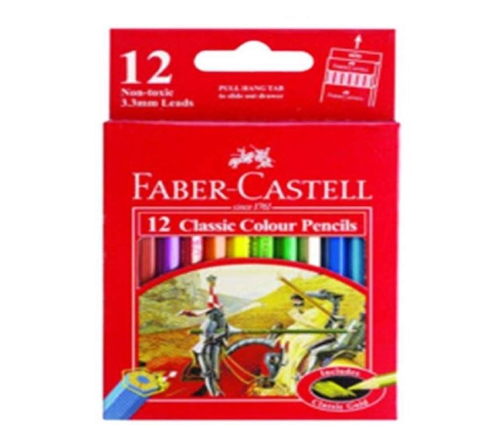 FABER CASTELL Classic Color Short Pencil-12 pcs
