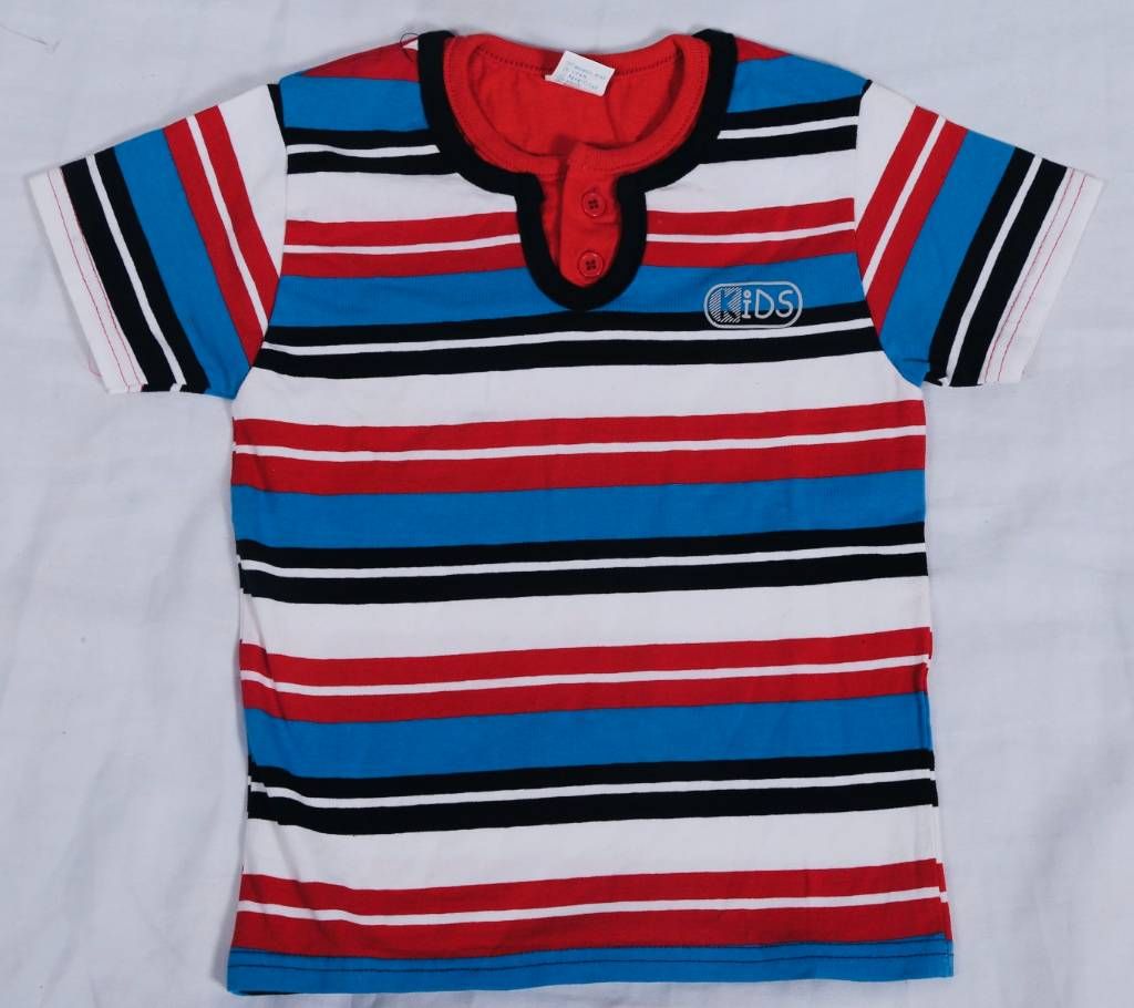 Blue Stripe Baby Boy's T-Shirt