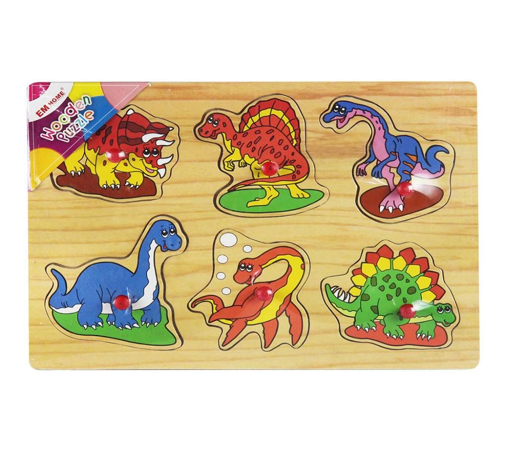 Wooden Puzzle Animal Learning Board For Kids 