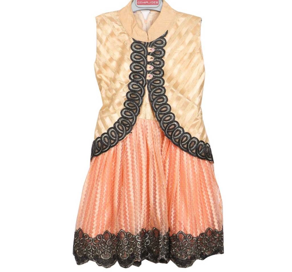 Chinese georgette dress for baby girl  