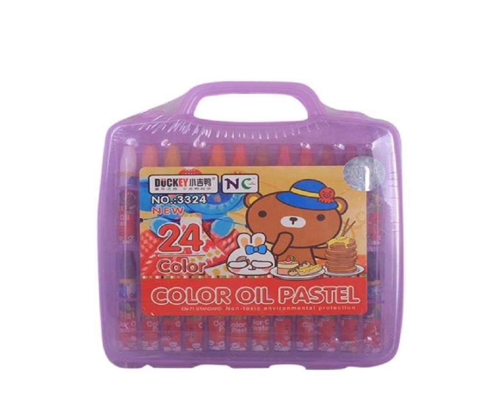 Duckey Oil Pastel Color Pencil - 24pcs