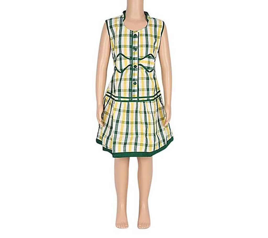 Multi Color Cotton Frock For Girls