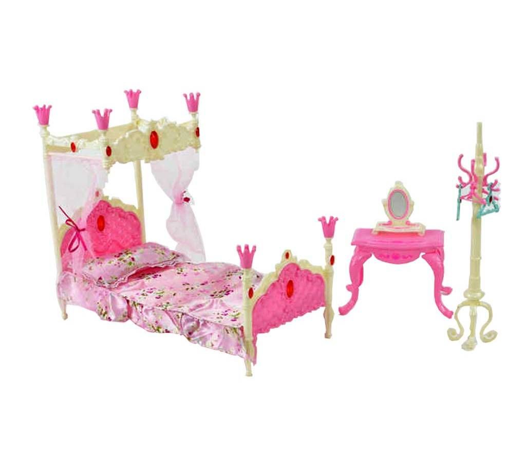Frozen Furniture Series Princes Bed - Pink