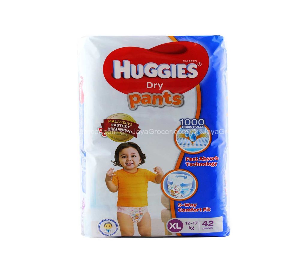 Huggies Pant Diaper XL - (12-17kg) - 42 pcs