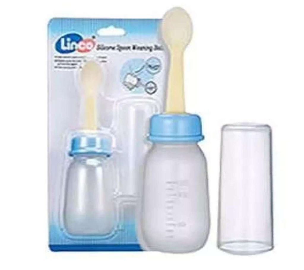 Linco Silicone spoon weaning Bottle - 120ml