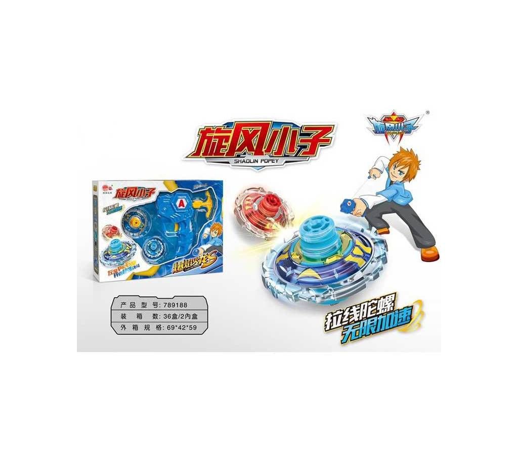 Beyblade Shaolin Popey Burst Pull Rope Spinning Top Toy