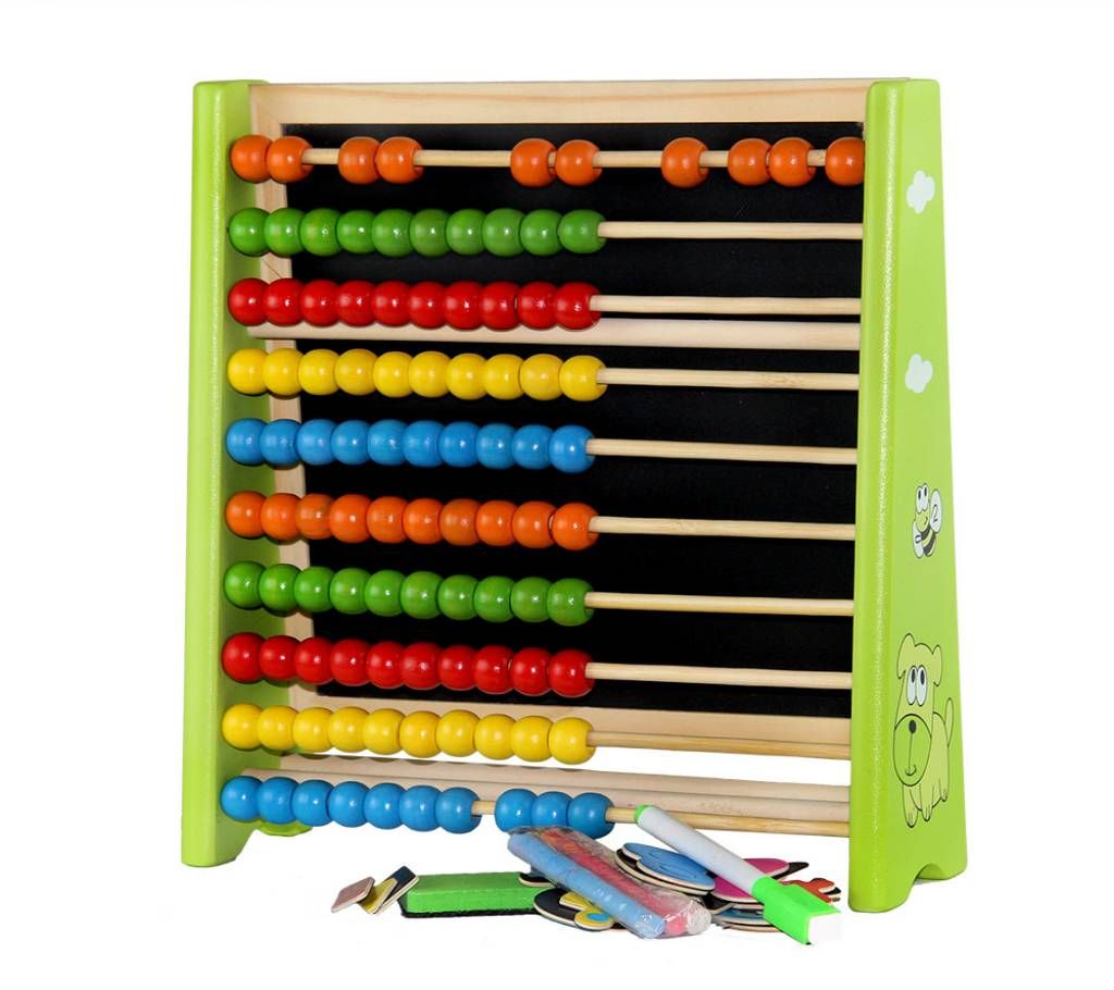 Three in one Learn Platform with White and Backboard Learning Toy For Kids