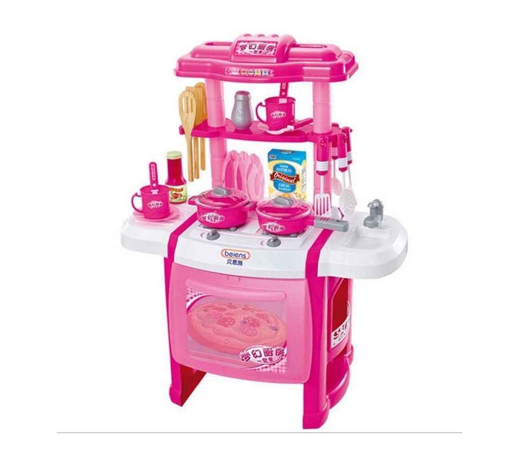 Baby Kitchen Set For Kids - Pink