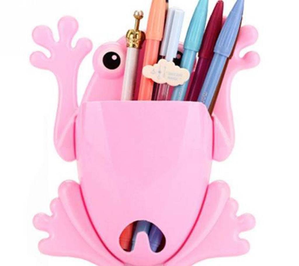 Frog shape pen Holder -Multicolour