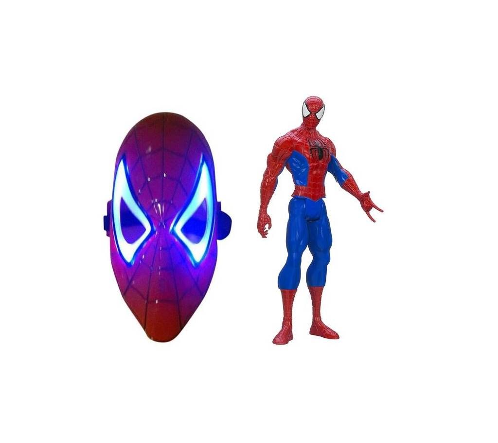 Combo Pack of 2 Action Figure Toy and Mask - Multi-color