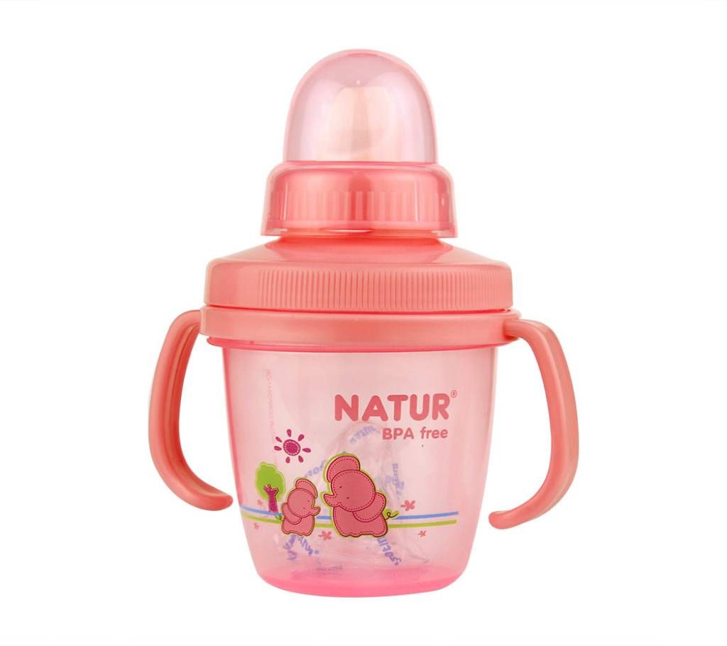Natur  2 -Step Training Cup Elephant Baby Feeder 150 ml