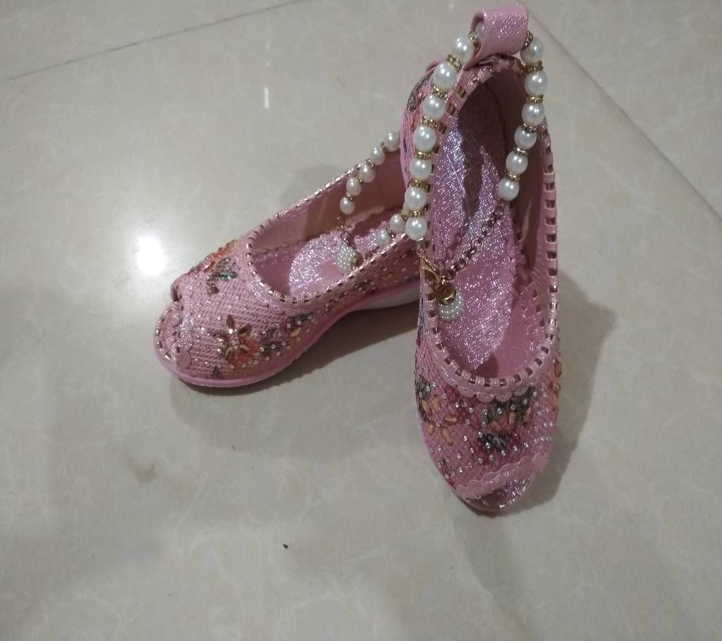 PU leather girl kids shoes