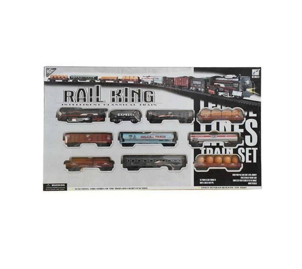 Baby Goods Big Size Intelligent Classical Train Set Toy - Brown