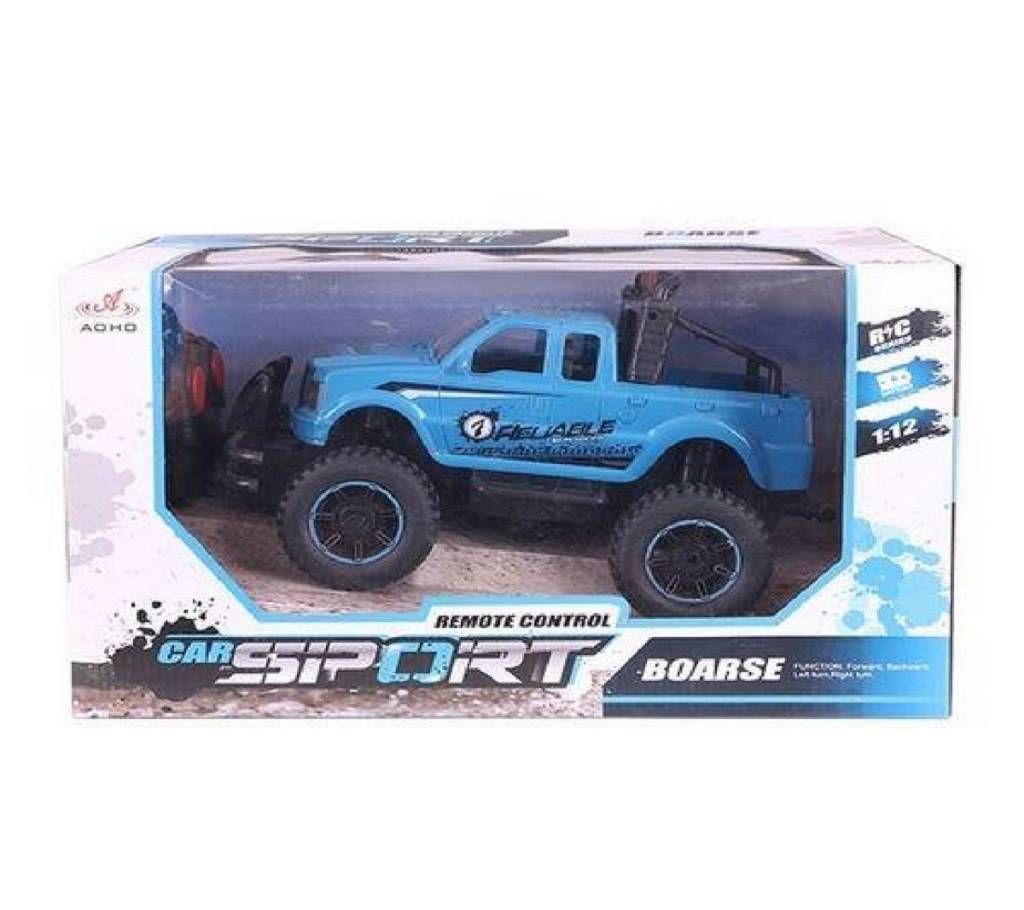 Plastic Remote Control Sport Toy Car - Blue and Black