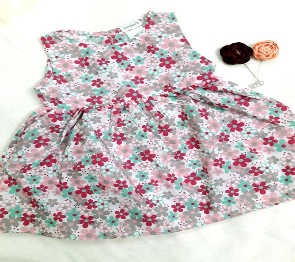 Floral Design Frock