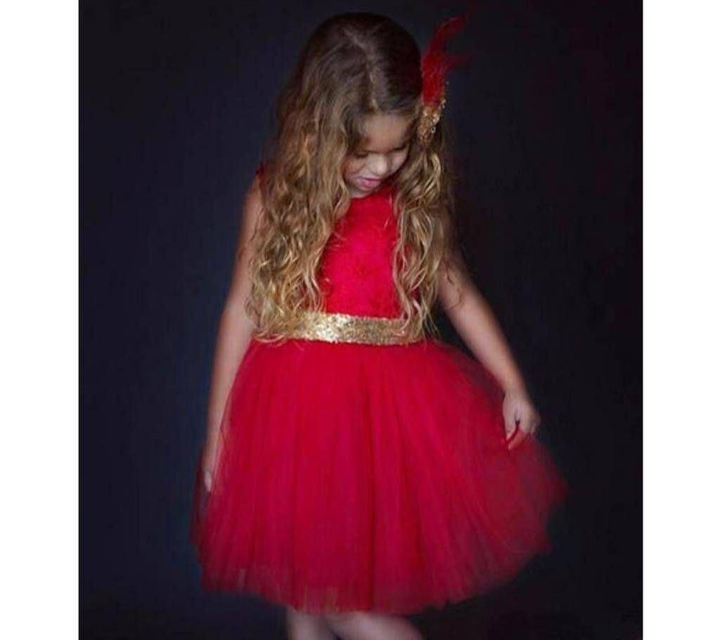 Baby Party Dress  Red