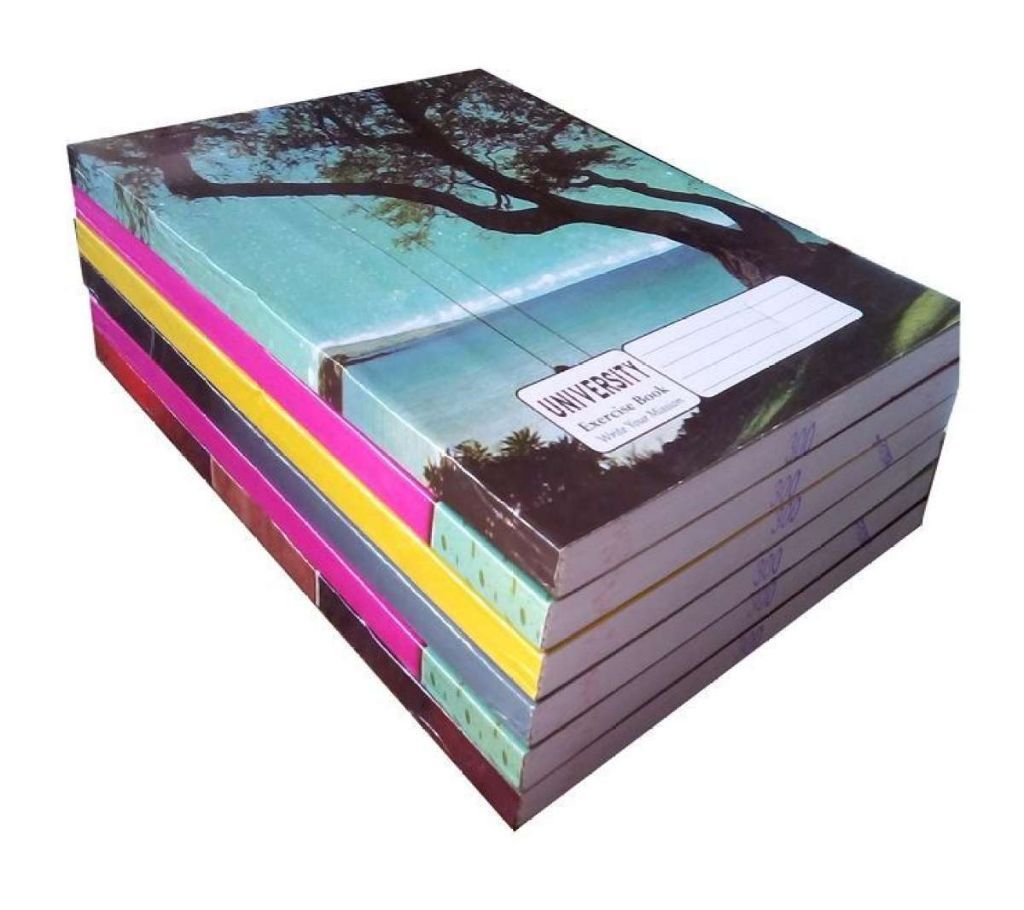 University Note Book Khata (Math)  200 Pages - 6pcs