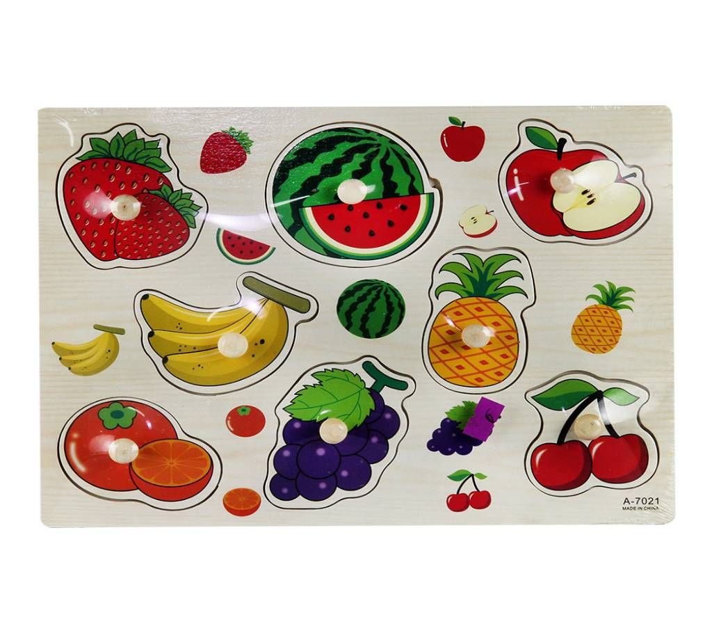 Multi Fruits Recognition Learning Board For Kids