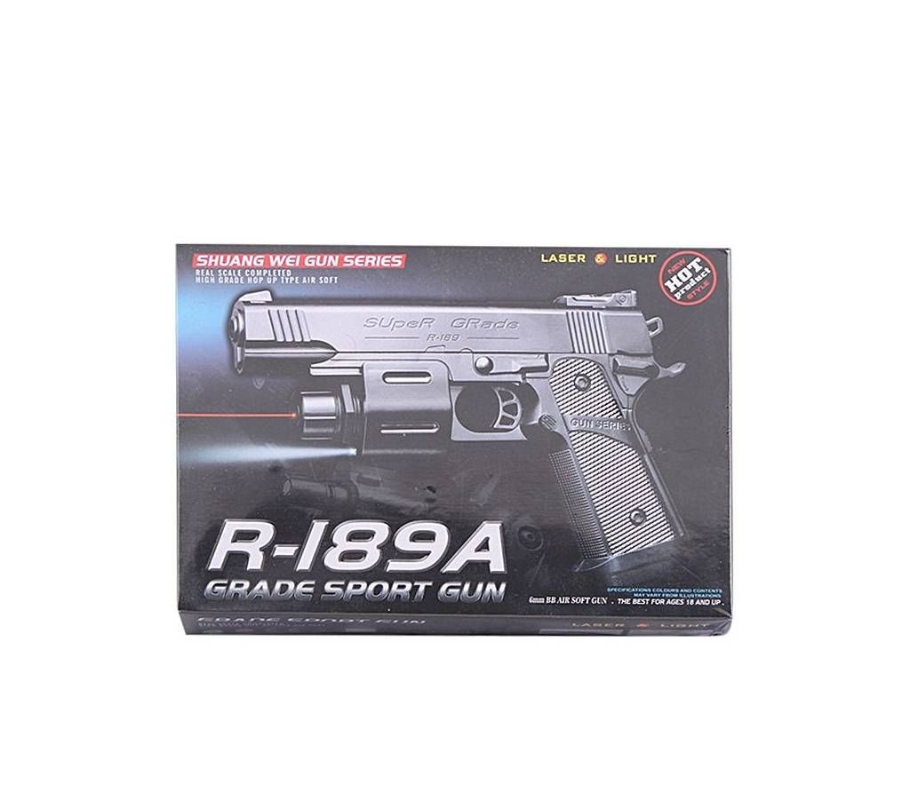 Grade Sport Toy Gun for Kids - Black