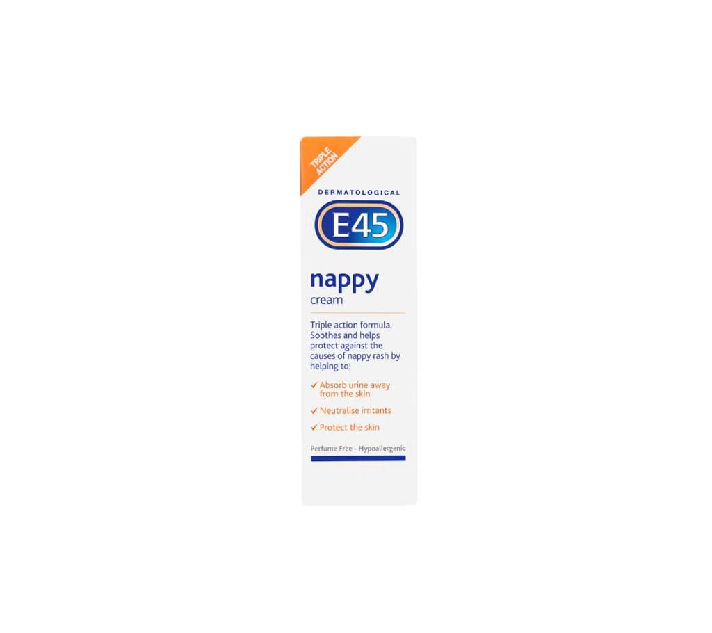Dermatological E45 Nappy Cream    125gm UK