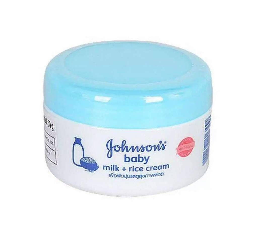 Johnsons Baby Milk Rice cream 50g