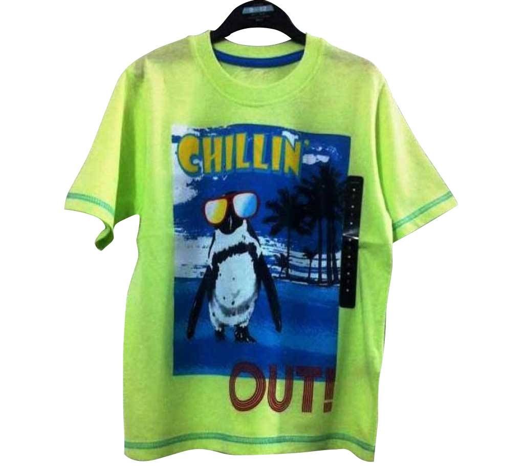 Chillin Out Kids Round Neck T-Shirt