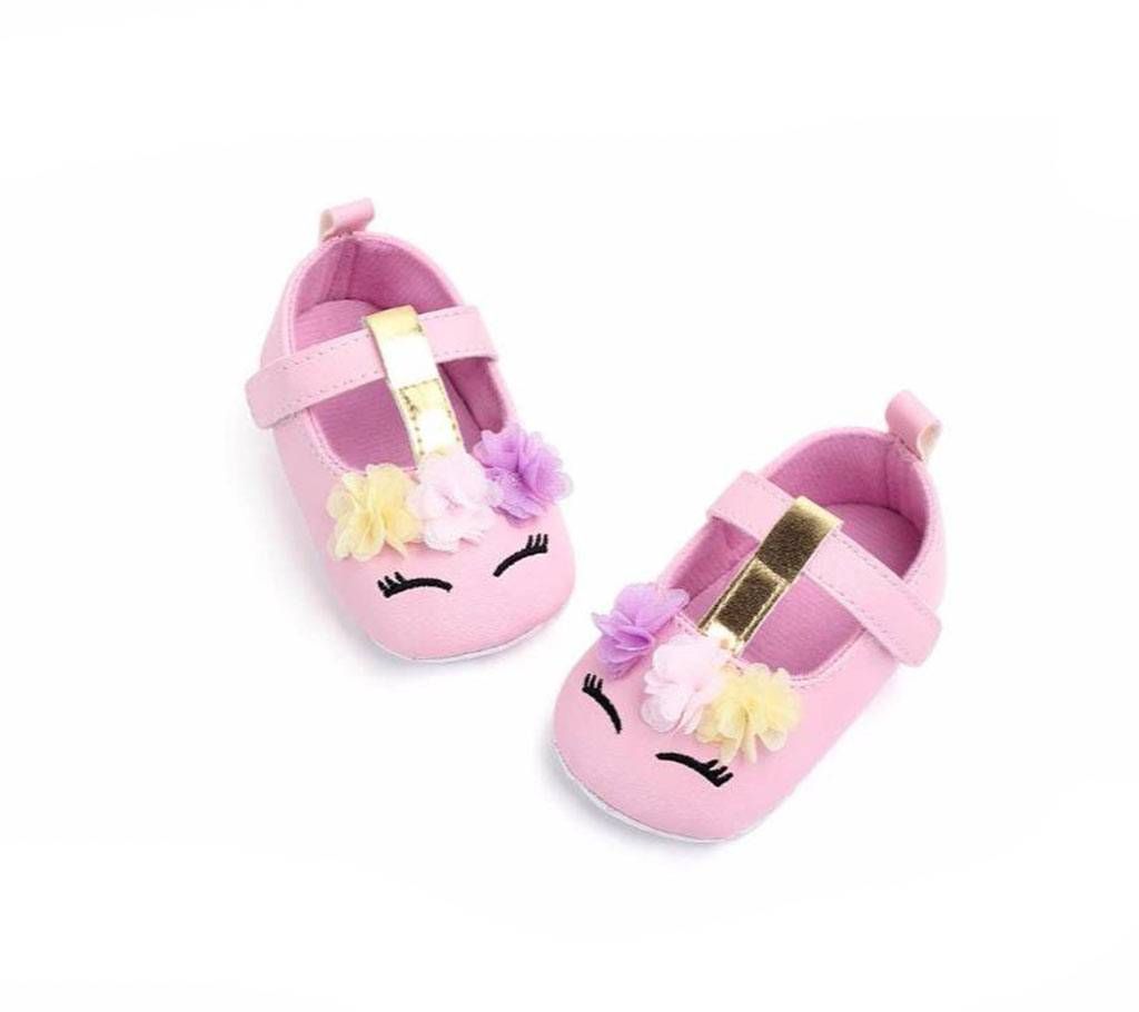 1Pair Baby PU Leather Girls Classic Casual Shoes