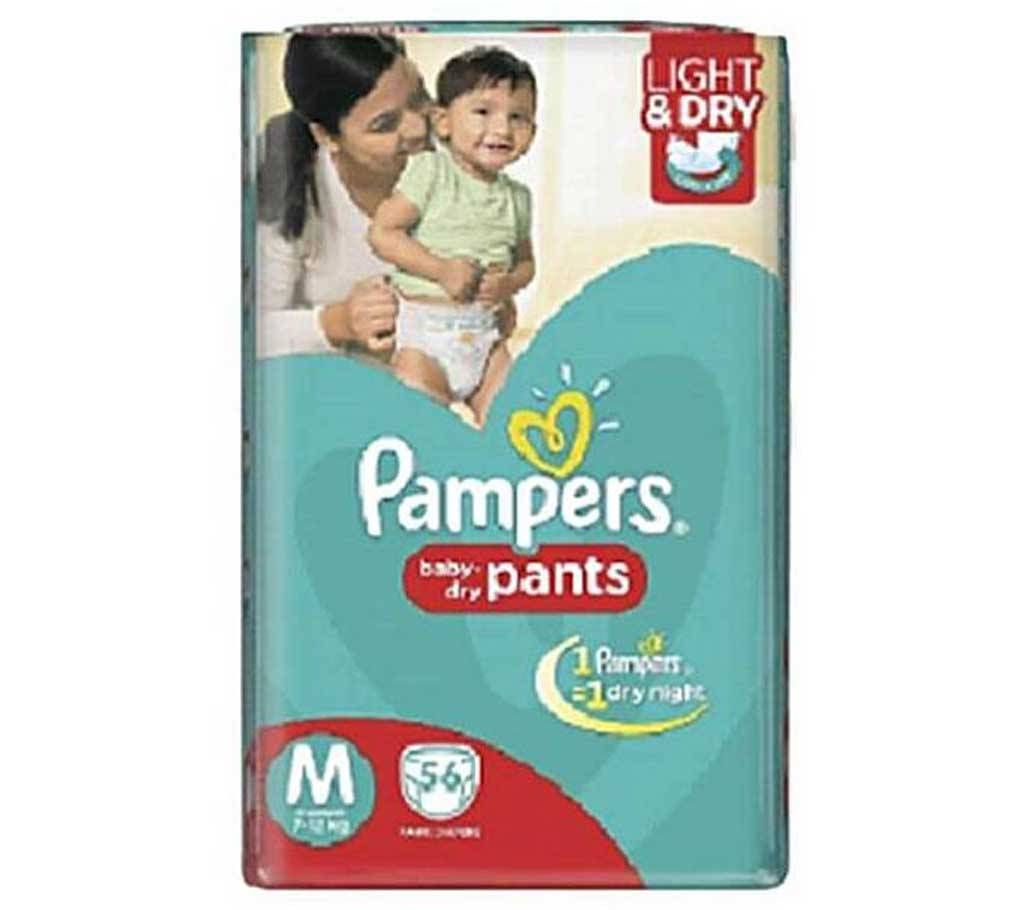 Pampers Baby Dry Pant - Medium (7-12kg) - 56 pcs
