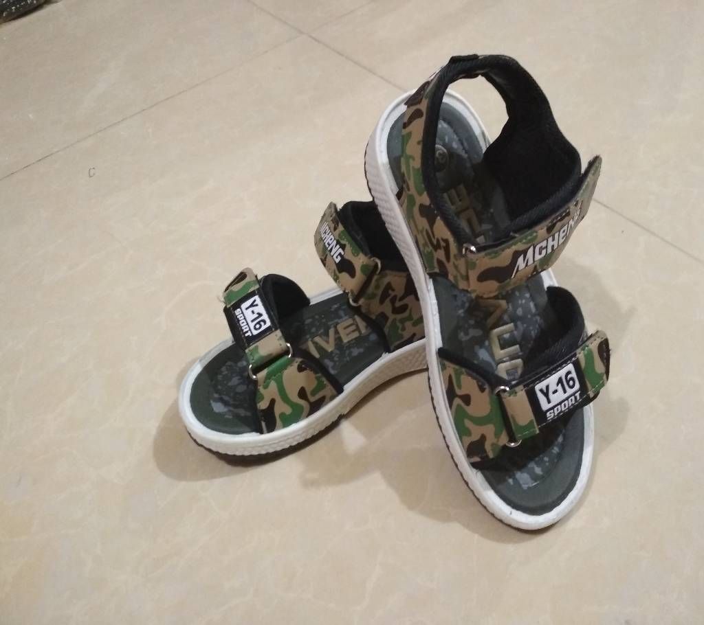 synthetic leather sandal for children