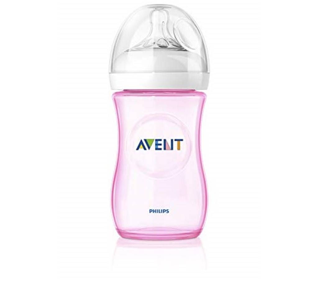 Philips Avent Natural Bottle 260ml Pink