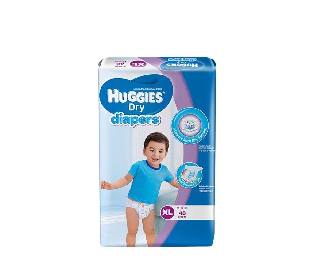 Huggies Dry XL 48Pcs (11-16kg)